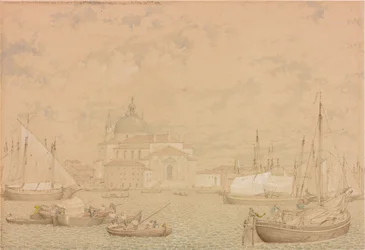 Erinnerung an Venedig von einer Skizze vor Ort im Jahr 1842, 1858